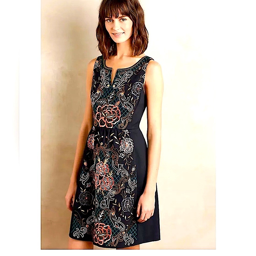 Moulinette Soeurs Lumi Embroidered Dress size 6